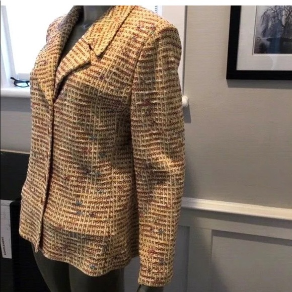 St John Collection FANTASY TWEED Jacket Blazer 10 - Picture 3 of 9